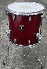 Tamburo Tom 14" Gretsch Catalina Maple Floor Rosso II