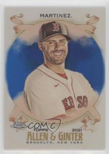 2021 Topps Allen & Ginter Chrome Blue Refractor 117/150 JD Martinez #167 08jk