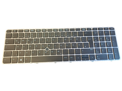 Tastatur ''QWERTZ'' German für HP EliteBook 850 G3 G4 Beleuchtet Tastatur
