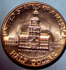 One Roll Kennedy 1976 - D Bicentennial Half Dollars UNC /BU