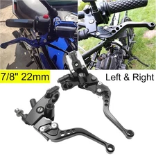 Universal Motorcycle 7/8" 22mm Handlebar Brake Master Cylinder Clutch Lever CNC