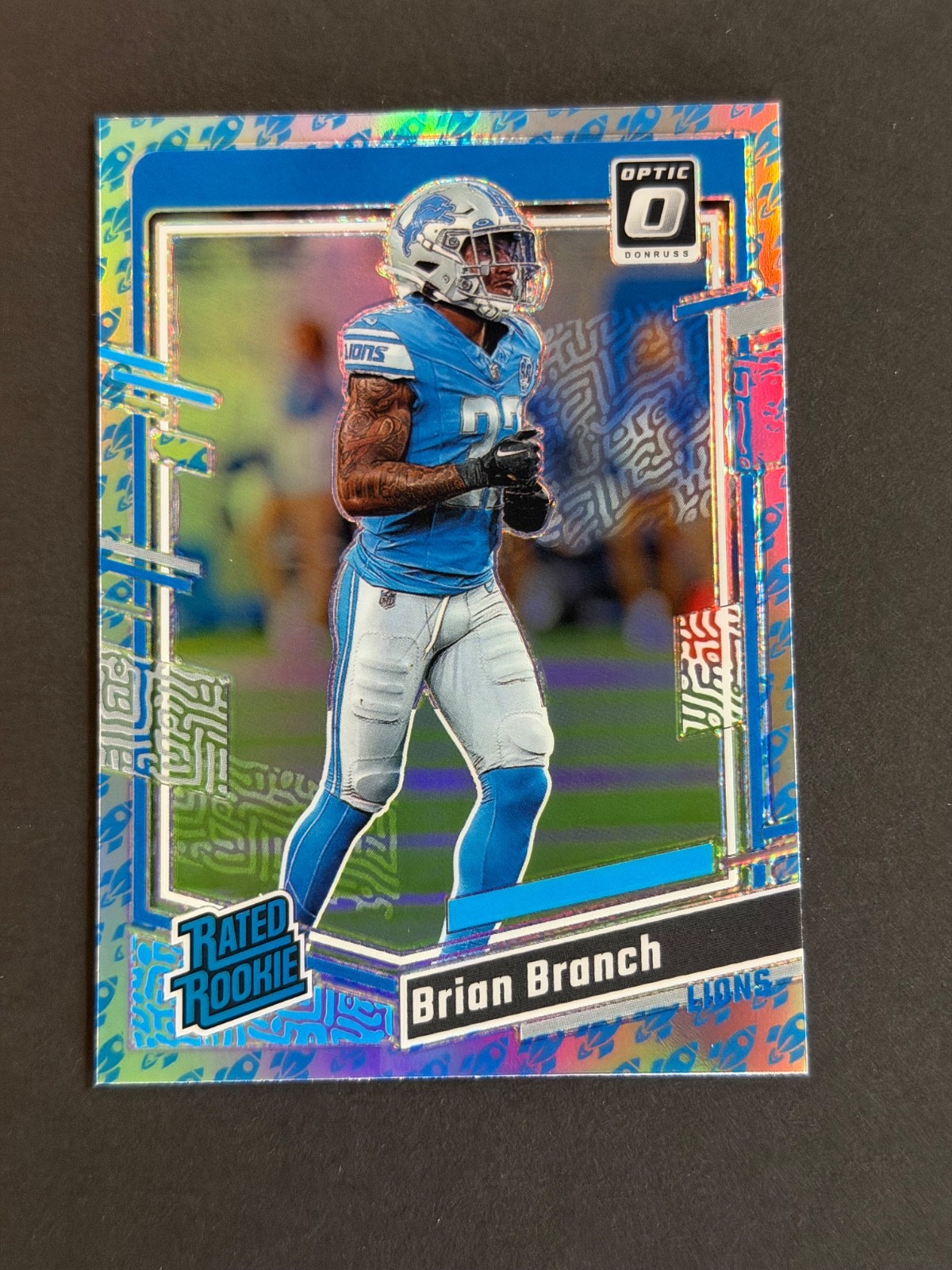 2023 Panini Donruss Optic - Rated Rookie Brian Branch #233 Rocket Prizm (RC)