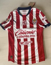 PUMA MEN'S CHIVAS DE GUADALAJARA 2024/25 AUTHENTIC HOME JERSEY Sz (S) 706187-01