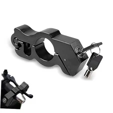Motorcycle Locks Heavy Duty Anti Theft Adjustable Bike Handlebar 1 PC Black