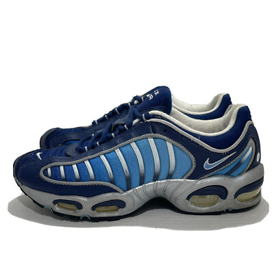 Nike Air Max Tailwind 4 Sneakers Men's 8 Blue Void Metallic Silver
