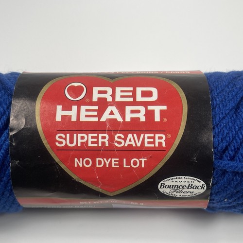 Red Heart Needlepoint/Embroidery THREAD Tapestry 100% Acrylic 4 Ply Yarn Blue - Picture 3 of 6