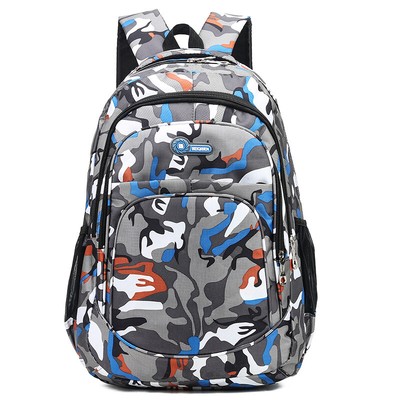 camouflage school backpack