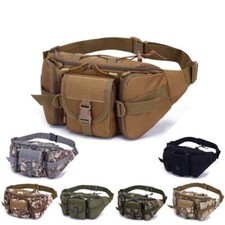 Men Waist Bag Tactical Nylon Fanny Pack Military Molle Travel Hip Belt Bum Pouch