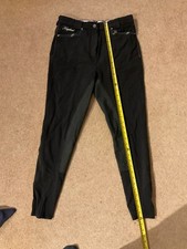 Kingsland Breeches Jodhpurs Black Full Suede Black Seat Size 36