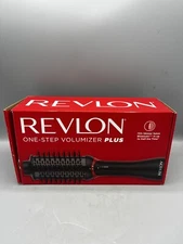 Revlon One-Step Plus Hair Dryer and Volumizer - Black/Red NEW Open/Damaged Box