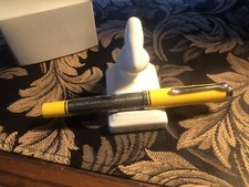 Small Pelikan White Ceramic Pen Holder