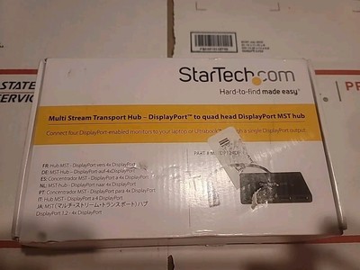 StarTech Multi Stream Transport Hub 4 DisplayPort  - Monitor Splitter
