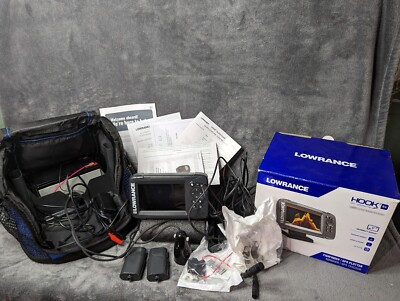 Ice Pack Lowrance Hook2 4x Ice Fishing Setup ICE MASTER 1200