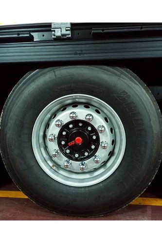 100 x 33mm Rad Mutter Abdeckung Lux Plastik Chrom Für Lkw-Anhänger Bus Lkw - Zdjęcie 6 z 9