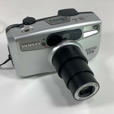 Pentax Espio 115V 35mm Vintage Film Camera Zoom Lens Point  Shoot Case Strap