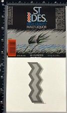 St. Ides High Gravity Malt Liquor Label - WISCONSIN