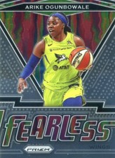 2021 Panini WNBA Prizm ARIKE OGUNBOWALE FEARLESS Insert #10 WINGS