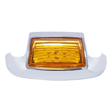 Chrome Orange Front Fender Tip Light Fit For Harley Touring Electra Street Glide