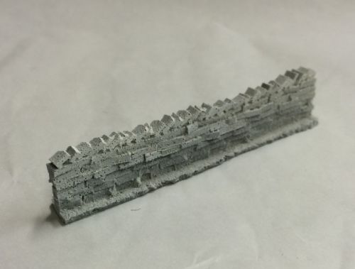 Javis J156 1 X 15Mm H X 77Mm Largo Muro De Piedra Seco Gris De Resina 1Er Poste - Imagen 1 de 4