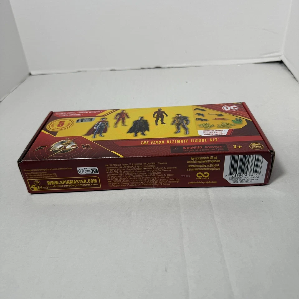 Juego de 5 figuras de acción de primera edición de DC Comics The Flash Ultimate NUEVO Foto 4 de 4