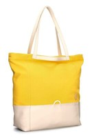 Zwei Fiorella Shopper Shopper Schultertasche Tasche Yellow Gelb Beige Neu