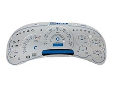 2003 2004 2005 Cadillac Escalade Overlay White Face 7 Gauge Cluster Led