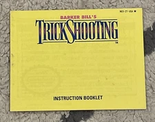 Barker Bills Trick Shooting Nintendo Video Game Instruction Booklet Manual ONLY