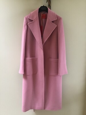 MAX&Co. ピンク ロングコート サイズ00 Max & Co Pink Wool Coat Size 40 Italian New With Tags | eBay