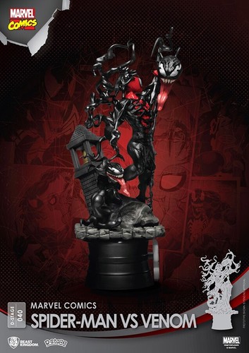 Beast Kingdom D-Stage Marvel Spider-Man vs Venom - Picture 3 of 8