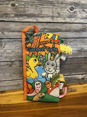 GARDEN TAILS Baby cloth book Crinkle Touch Sensory New Bin#3