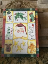 Christmas Santa Sign Tree Star Gingerbread man