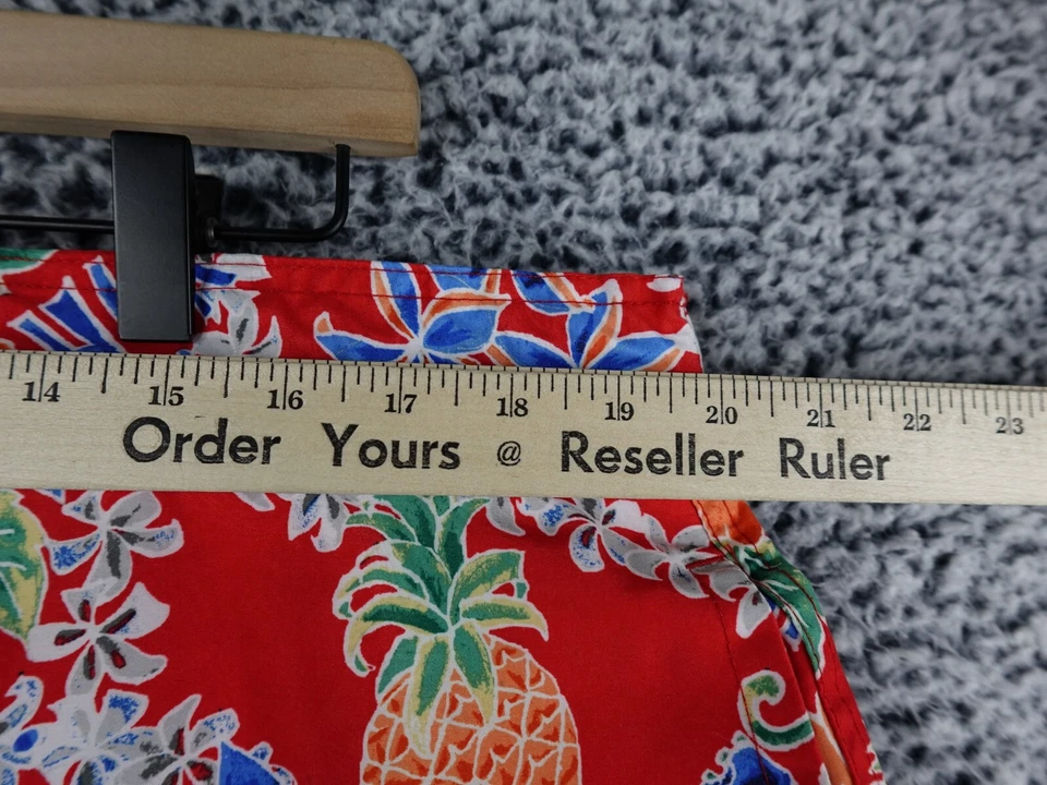 Pantalones Cortos de Natación St John's Bay Alto Riesgo Rojo Aloha Para Hombre Talla XXL Grande Malla Interior Foto 4 de 4