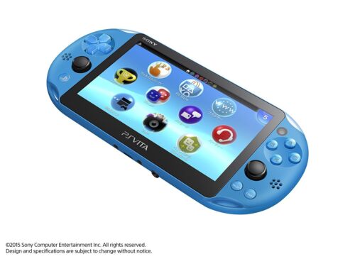 PlayStation Vita Wi-Fi Model Aqua Blue PCH-2000ZA23 Console From Japan New - Afbeelding 1 van 6