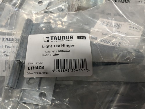 50x Pairs Timco 4" Zinc hinges WAREHOUSE CLEARANCE