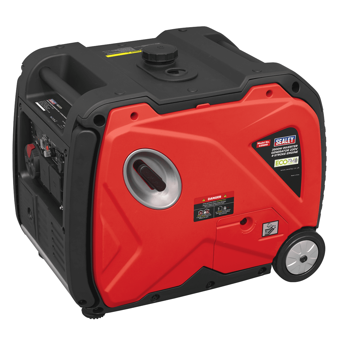 Sealey G3500I 3500W Inverter Generator 4-Stroke Engine 230V