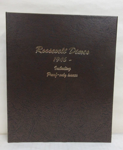 Dansco Coin Album #8125 Roosevelt Dimes 1946 to 2034 P with Proofs P D & S Mints