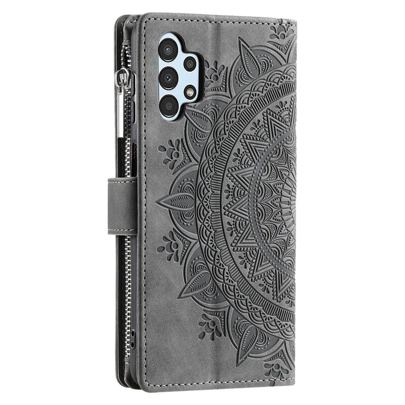 Crossbody Wallet Case Zip Multi Card Flip Cover for Samsung A13/A23/A33/A53/A73 - Image 4 of 4