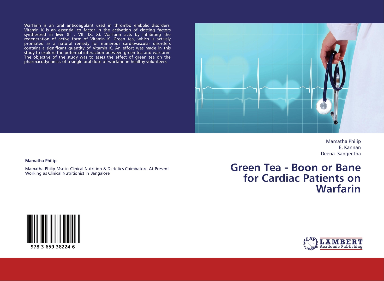 Thumbnail - Mamatha Philip (u. A.) | Green Tea - Boon Or Bane For Cardiac Patients