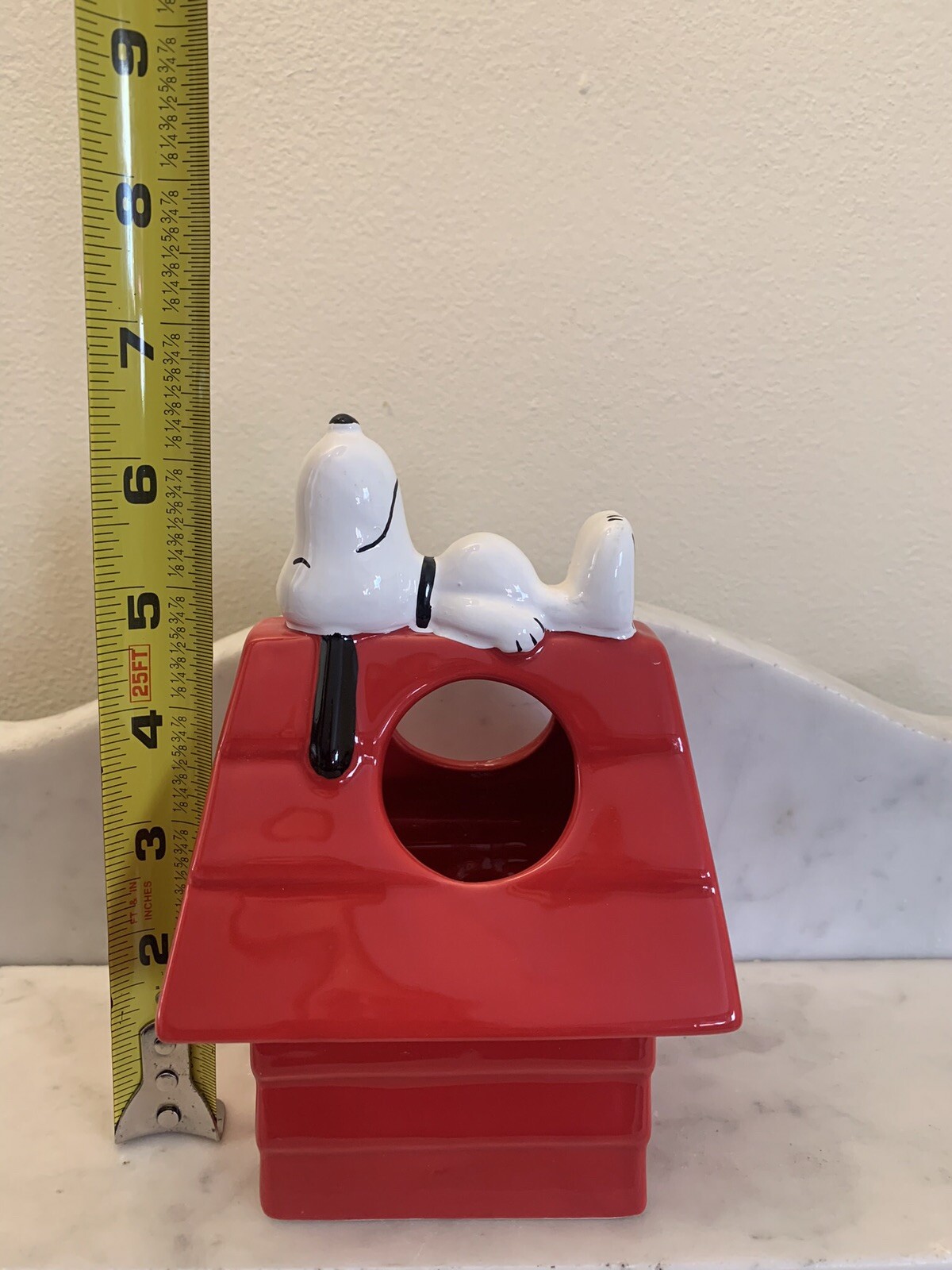 Ceramic Snoopy Tooth Brush Holder eBay