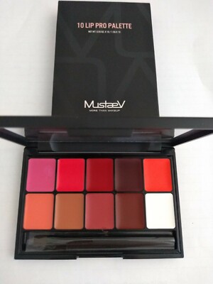 Mustaev  More Than Makeup 10 Lip Pro Palette Korea New Brand