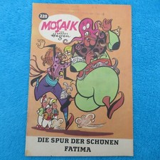 FEHLDRUCK MOSAIK Nr 220 Digedags SCHRÄGSCHNITT DDR Hannes Hegen 1975