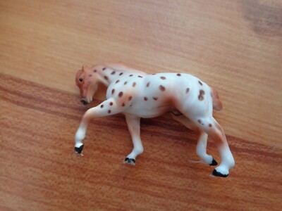 1/64 BREYER MINI WHINNIES SERIES 2 - DANI LEOPARD APPY PULLING DRAFT HORSE