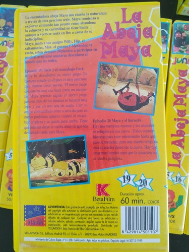 ABEJA MAYA Collection 20 Episodes 1999 - 10 X VHS Tape Spanish - 2T - Picture 4 of 6