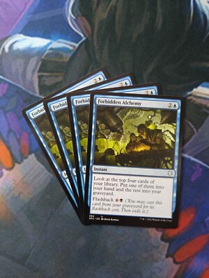 Forbidden Alchemy x4 | 7% Off 2+ | Commander Forgotten Realms AFC | NM | MTG
