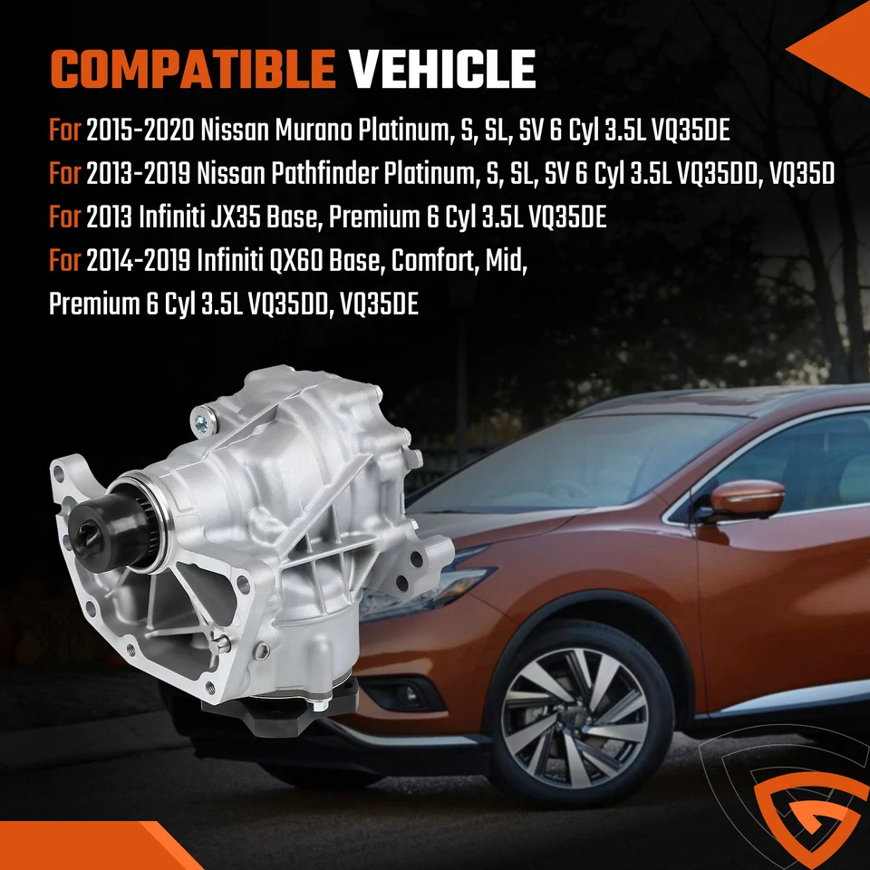 Transfer Case Assembly 331003KA0B For Infiniti QX60 2014-2019 Nissan Murano 3.5L - Image 2 of 4