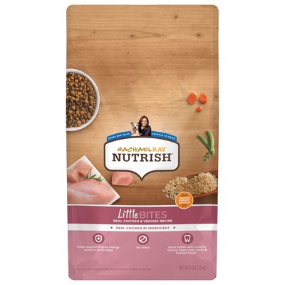 Ray Nutrish Little Bites Real Chicken & Veggies Recipe Dry Dog Food, 6 lb. Bag