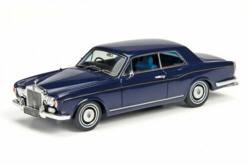 Oxford ROLLS ROYCE CORNICHE CONVERTIBLE (OPEN) 1971 DARK BLUE 1:43