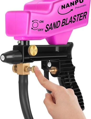 Druckluft Sandstrahlpistole mit Siphon & Schwerkraftzuführung für Luftkompressor, Keramik - Bild 20 von 41