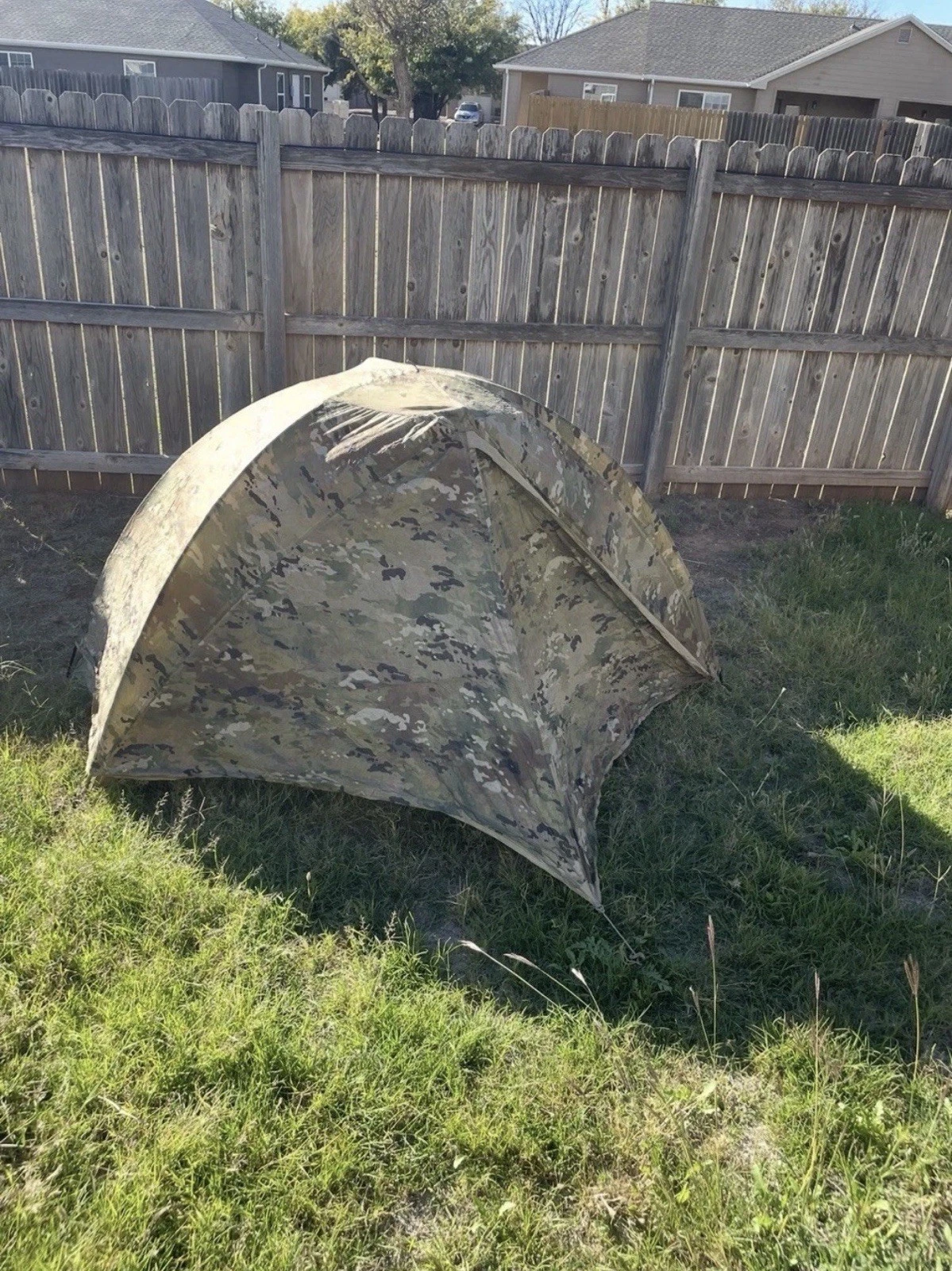 LiteFighter 1-person Tent Rain fly- US Army Issue OCP Camouflage. RAIN FLY ONLY!