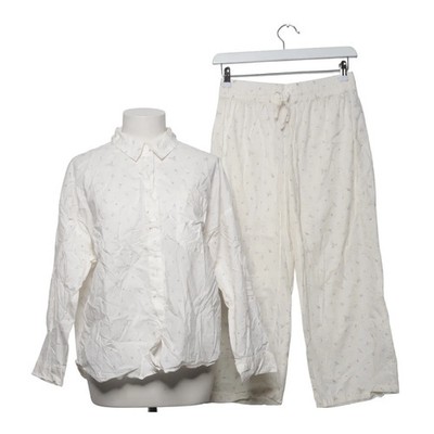 Zara Home, Pyjama, Größe: M, Baumwolle, Weiß/Mehrfarbig #m1B